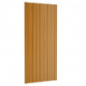 Panel de tejado acero galvanizado color madera 12 uds 100x45 cm 3