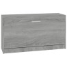 Banco sapateira 80x24x45 cm derivados madeira cinzento sonoma 2