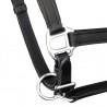 Ronzal/Cabestro de Cuero Negro Ajustable Para Caballo (Estándar) 2