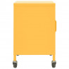 Armário de arrumação aço 60x35x56 cm amarelo mostarda 4