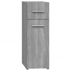 Armario botiquín madera contrachapada gris Sonoma 20x45.5x60cm H
