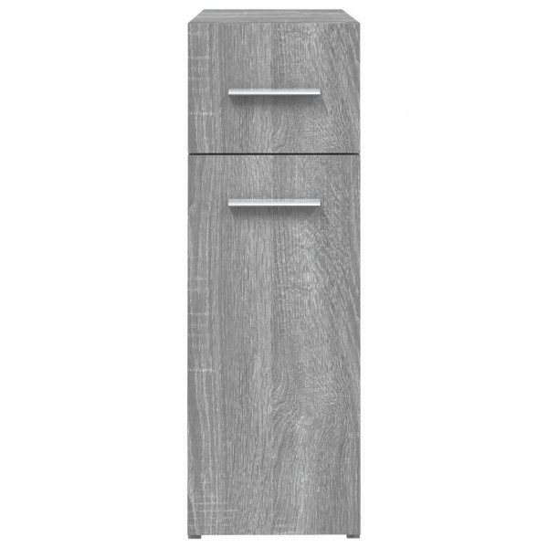 Armario botiquín madera contrachapada gris Sonoma 20x45.5x60cm M 5