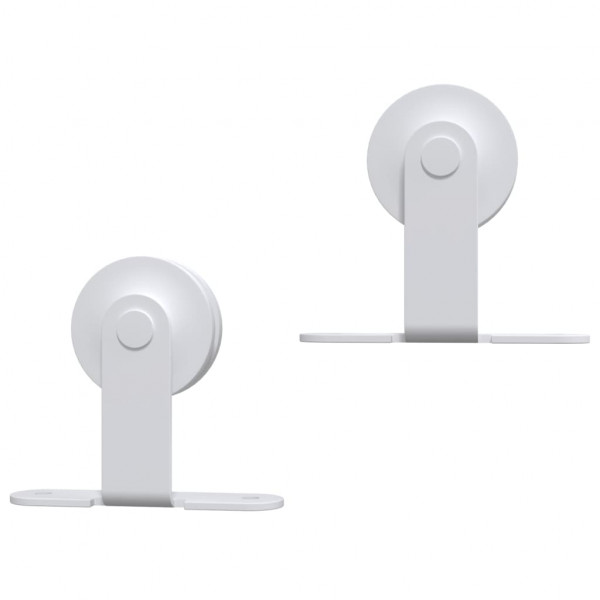 Kit herrajes para puertas correderas de acero blanco 200 cm M 5