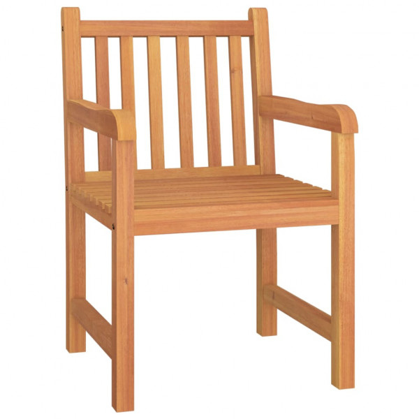 Juego de comedor para jardín 5 piezas madera maciza de teca M 5