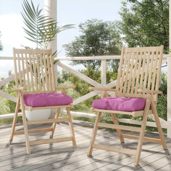 Cojín para sofá de palets tela rosa 60x60x12 cm D