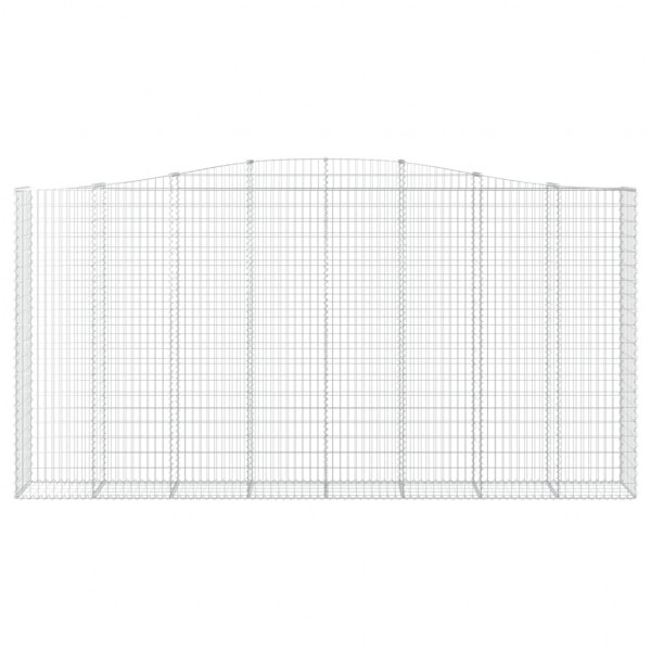 Cesto gabião arqueado 400x50x200/220 cm ferro galvanizado M 3
