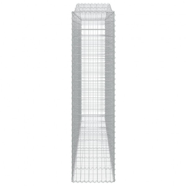 Cesta gaviones forma arco hierro galvanizado 400x50x200/220 cm M 4