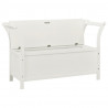 Banco madera maciza abeto blanco 107x45x75.5 cm 4