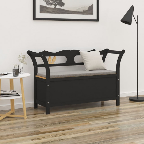 Banco madera maciza de abeto negro 107x45x75.5 cm D