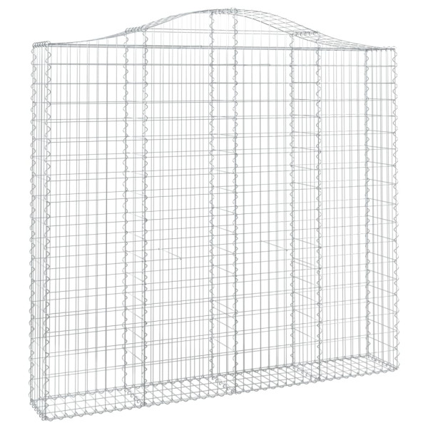 Cestos gabião arqueados 13 pcs 200x30x180/200 ferro galvanizado M 3
