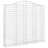 Cestos gabião arqueados 13 pcs 200x30x180/200 ferro galvanizado 3