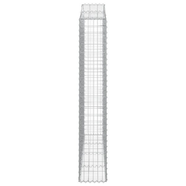 Cestos gabião arqueados 13 pcs 200x30x180/200 ferro galvanizado M 5