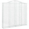 Cestos gabião arqueados 14 pcs 200x30x180/200 ferro galvanizado 3