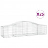 Cestos gabião arqueados 25pcs 200x50x40/60 cm ferro galvanizado 2