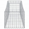 Cestos gabião arqueados 25pcs 200x50x40/60 cm ferro galvanizado 5