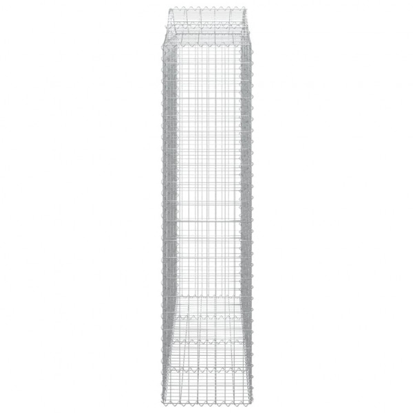 Cestos gabião arqueados 7pcs 200x50x200/220cm ferro galvanizado M 5