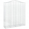 Cestos gabião arqueados 5pcs 200x50x220/240cm ferro galvanizado 3