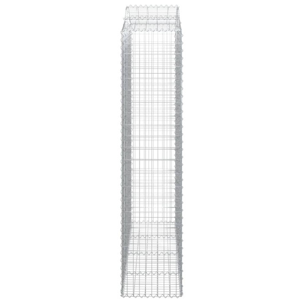 Cestos gabião arqueados 9pcs 200x50x220/240cm ferro galvanizado M 5