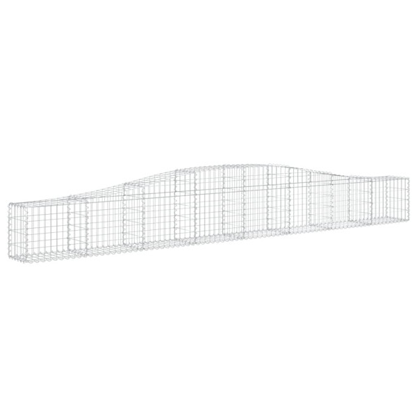 Cestos gabião arqueados 25 pcs 400x30x40/60cm ferro galvanizado M 3