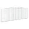 Cestos gabião arqueados 20 pcs 400x30x140/160 ferro galvanizado 3