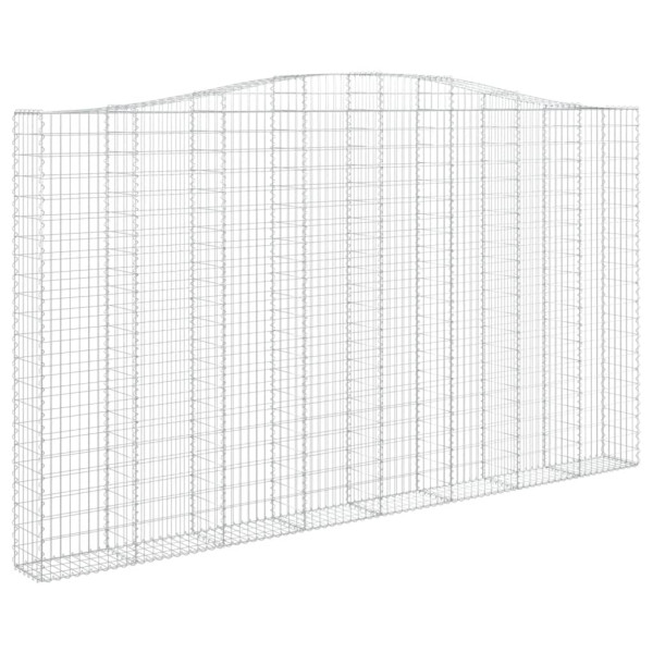 Cestos gabião arqueados 5pcs 400x30x220/240cm ferro galvanizado M 3