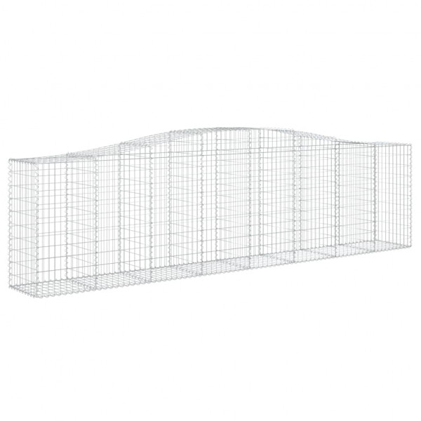 Cestos gabião arqueados 5pcs 400x50x100/120cm ferro galvanizado M 3