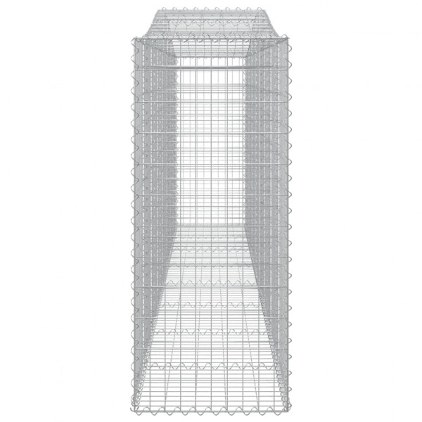 Cestas de gaviones 25 uds forma de arco hierro 400x50x120/140cm M 5