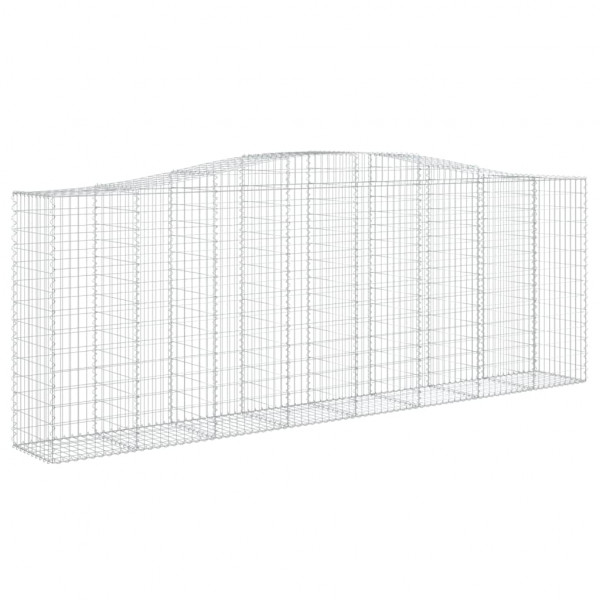 Cestos gabião arqueados 15pcs 400x50x140/160 ferro galvanizado M 3