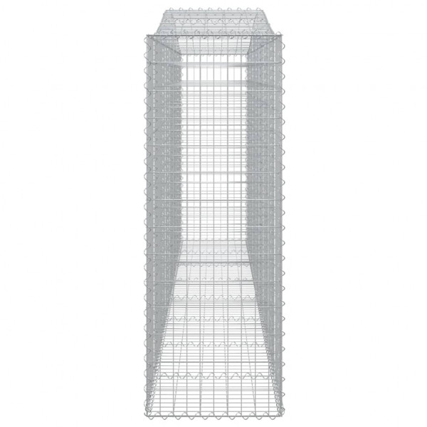 Cestos gabião arqueados 15pcs 400x50x140/160 ferro galvanizado M 5
