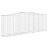 Cestos gabião arqueados 20 pcs 400x50x140/160 ferro galvanizado 3