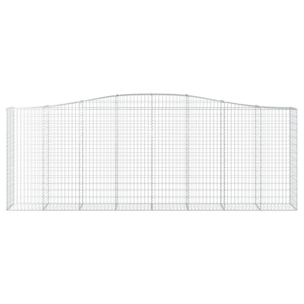 Cestos gabião arqueados 20 pcs 400x50x140/160 ferro galvanizado M 4