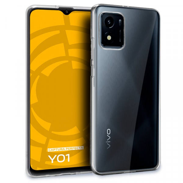 Funda COOL Silicona para Vivo Y01 (Transparente) D