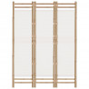 Divisória/biombo com 3 painéis dobráveis 120 cm bambu e lona 4