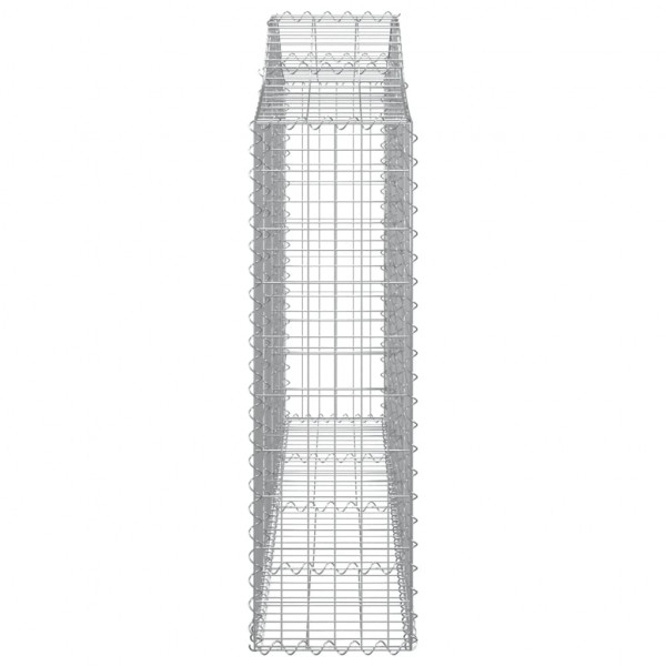 Cestos gabião arqueados 40 pcs 200x30x100/120 ferro galvanizado M 5
