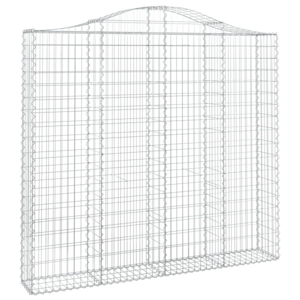 Cestos gabião arqueados 6pcs 200x30x180/200cm ferro galvanizado M 3