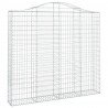 Cestos gabião arqueados 5pcs 200x30x180/200cm ferro galvanizado 3