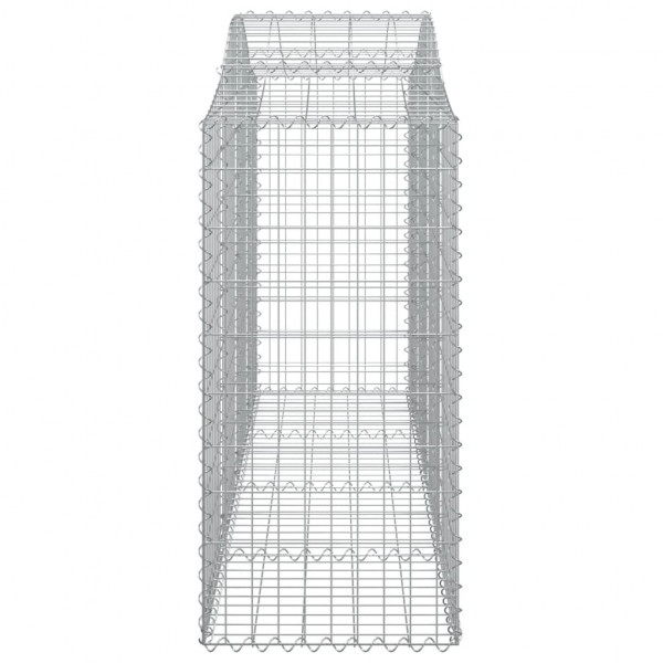 Cestos gabião arqueados 9pcs 200x50x100/120cm ferro galvanizado M 5