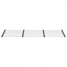 Toldo para porta 297.5x90 cm policarbonato preto/transparente 3