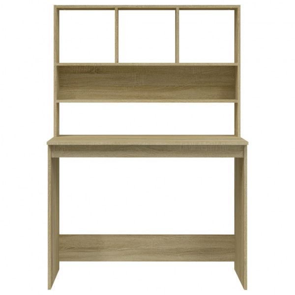 Secretária c/ prateleiras derivados de madeira carvalho sonoma M 5