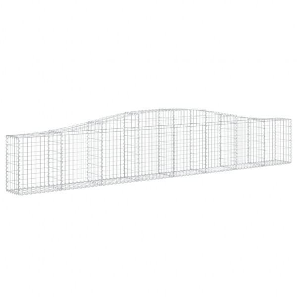 Cestos gabião arqueados 20pcs 400x30x60/80 cm ferro galvanizado M 3
