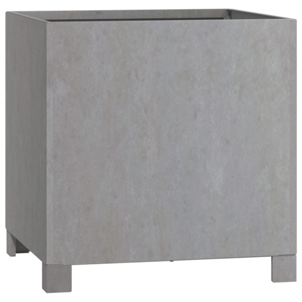 Vasos/floreira c/ pernas 2pcs 42x40x43cm aço corten enferrujado M 4