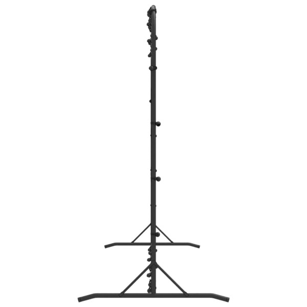 Rede de ressalto de futebol 366x90x183 cm PEAD preto M 4