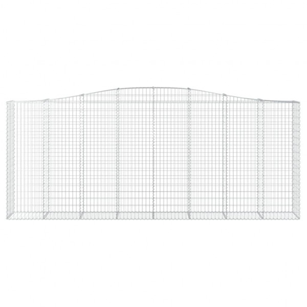 Cestos gabião arqueados 5pcs 400x50x160/180cm ferro galvanizado M 4