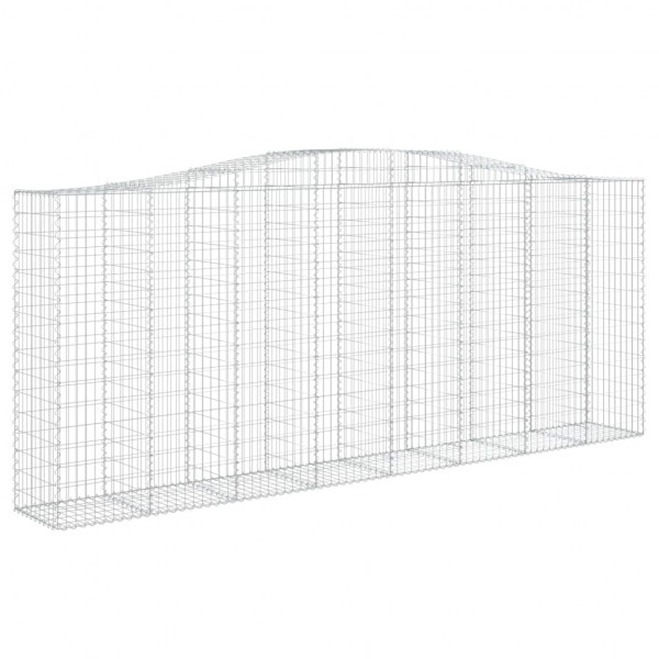 Cestos gabião arqueados 6pcs 400x50x160/180cm ferro galvanizado M 3