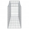 Cestos gabião arqueados 15pcs 200x50x80/100cm ferro galvanizado 5