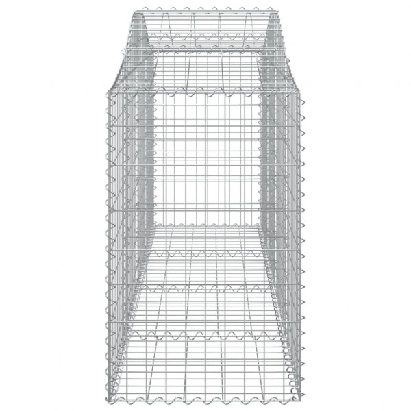 Cestos gabião arqueados 40pcs 200x50x80/100cm ferro galvanizado M 5