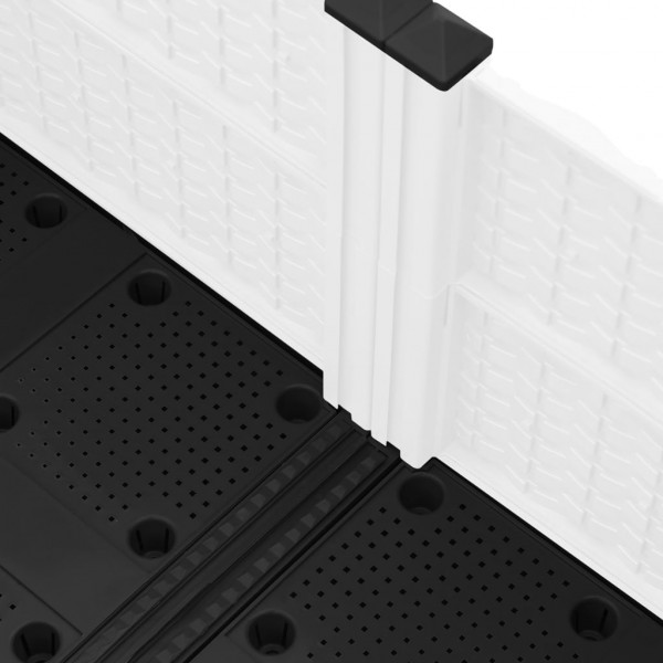 Canteiro elevado 80x80x38 cm polipropileno M 4