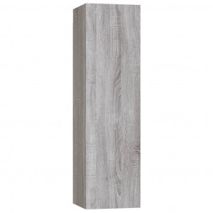 Mueble para TV de pared gris Sonoma 30.5x30x110 cm H