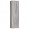 Móvel para TV de parede 30.5x30x110 cm cinzento sonoma 2