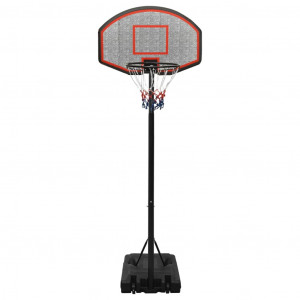 Tabela de basquetebol 237-307 cm polietileno preto H
